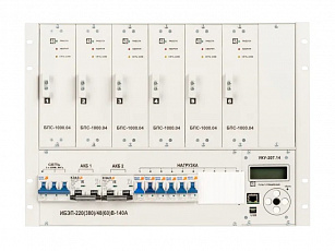 ИБЭП-220(380)/60В-140А-6/7 (1000)-8U-LAN